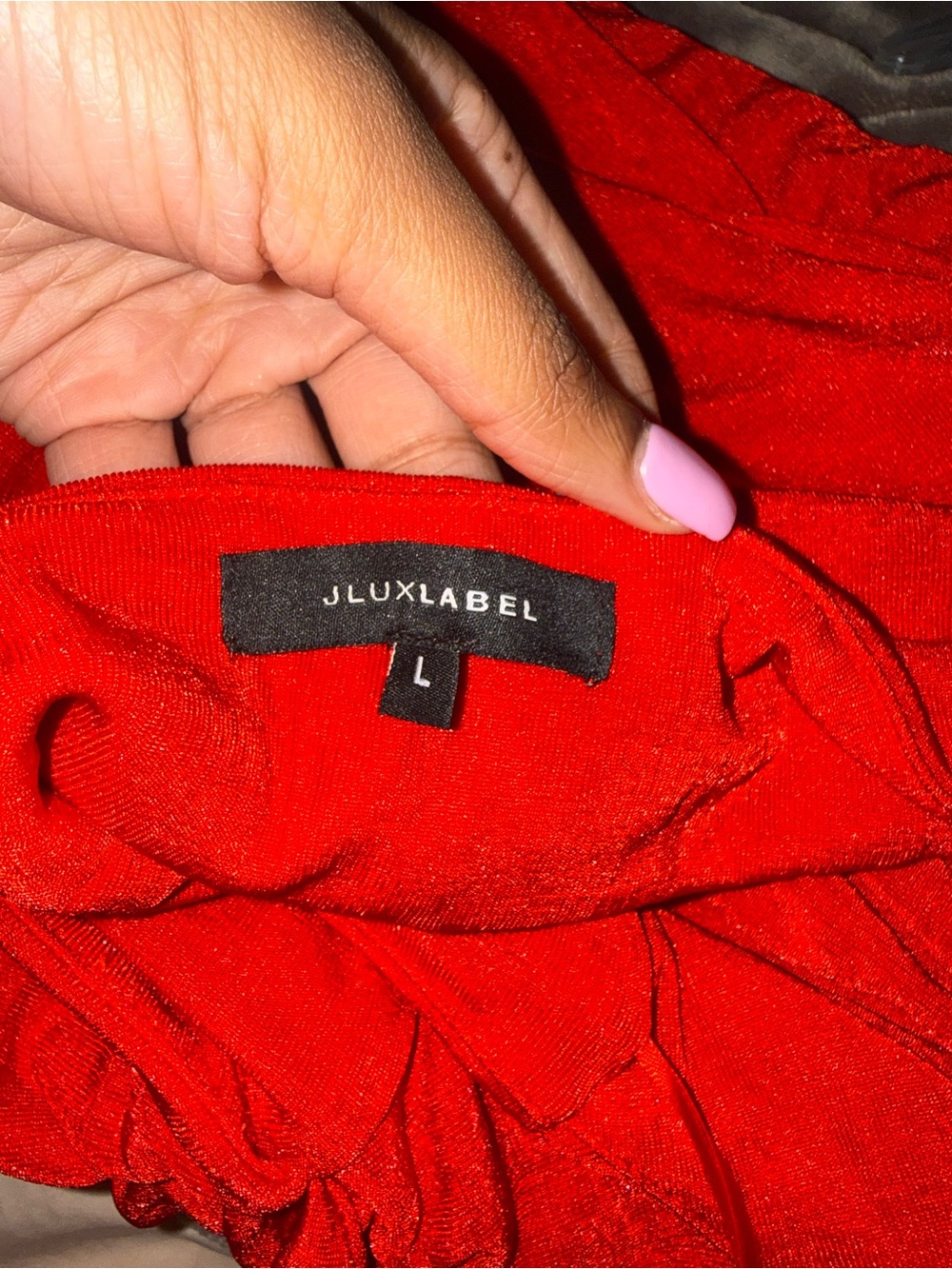 JLUXLABEL Red Rustic Charm HalterJumpsuit - Picture 10 of 10